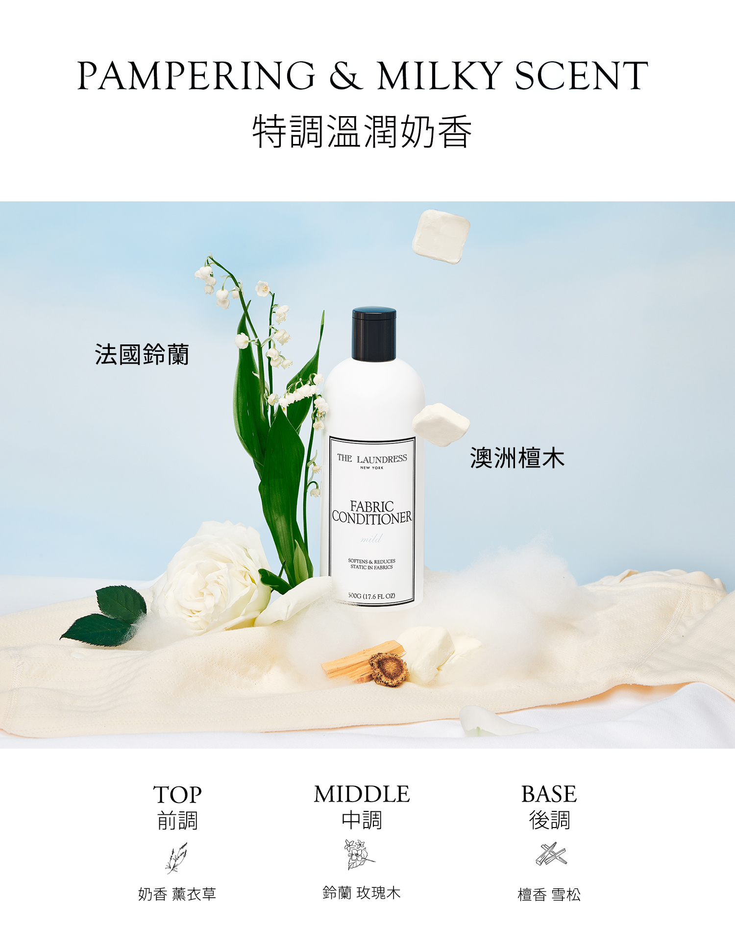 溫和柔軟精-1000商品圖6_1 - The Laundress | 高級洗衣精和織品護理