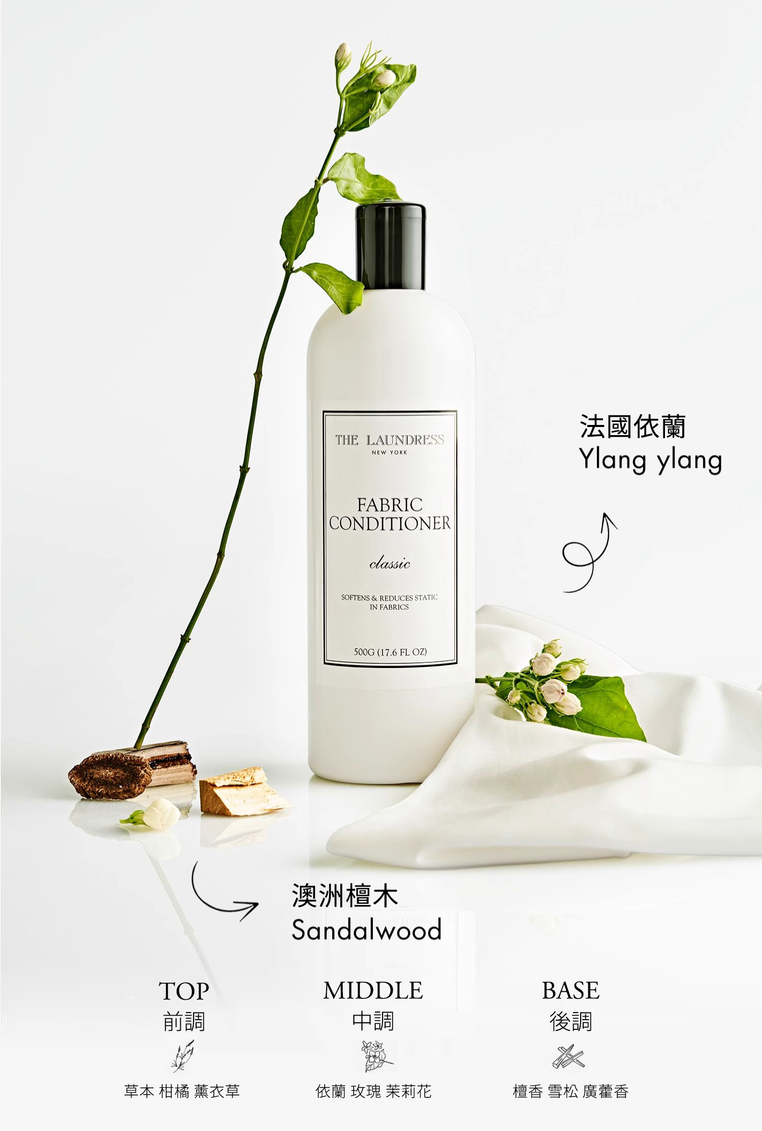 衣物柔軟精-1000商品圖6 - The Laundress | 高級洗衣精和織品護理